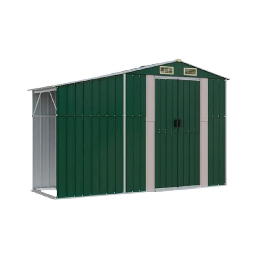 Abri de jardin en métal pour rangement extérieur - 200 x 90 x 150