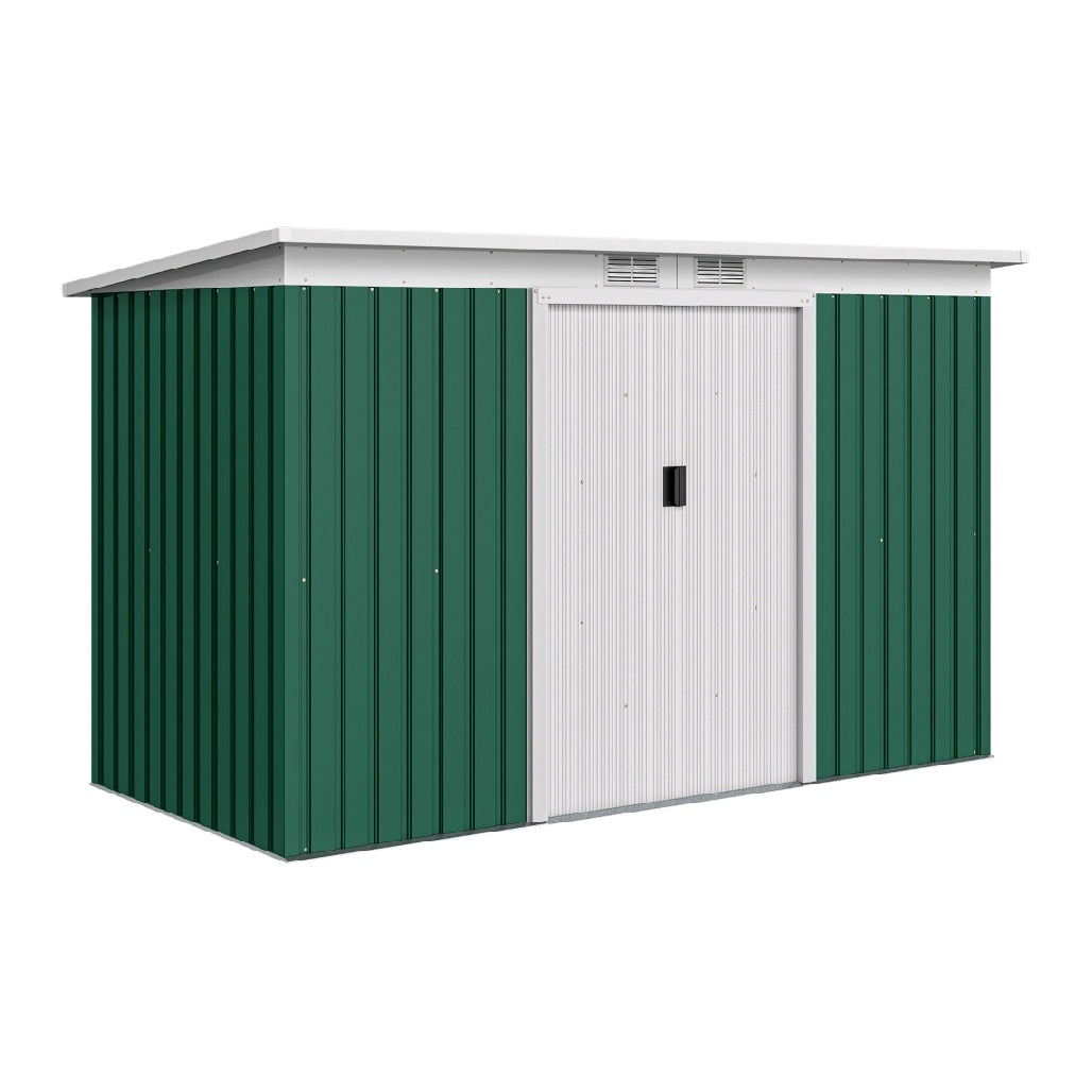 Abri de jardin en métal pour le stockage extérieur - 200 x 100 x 150