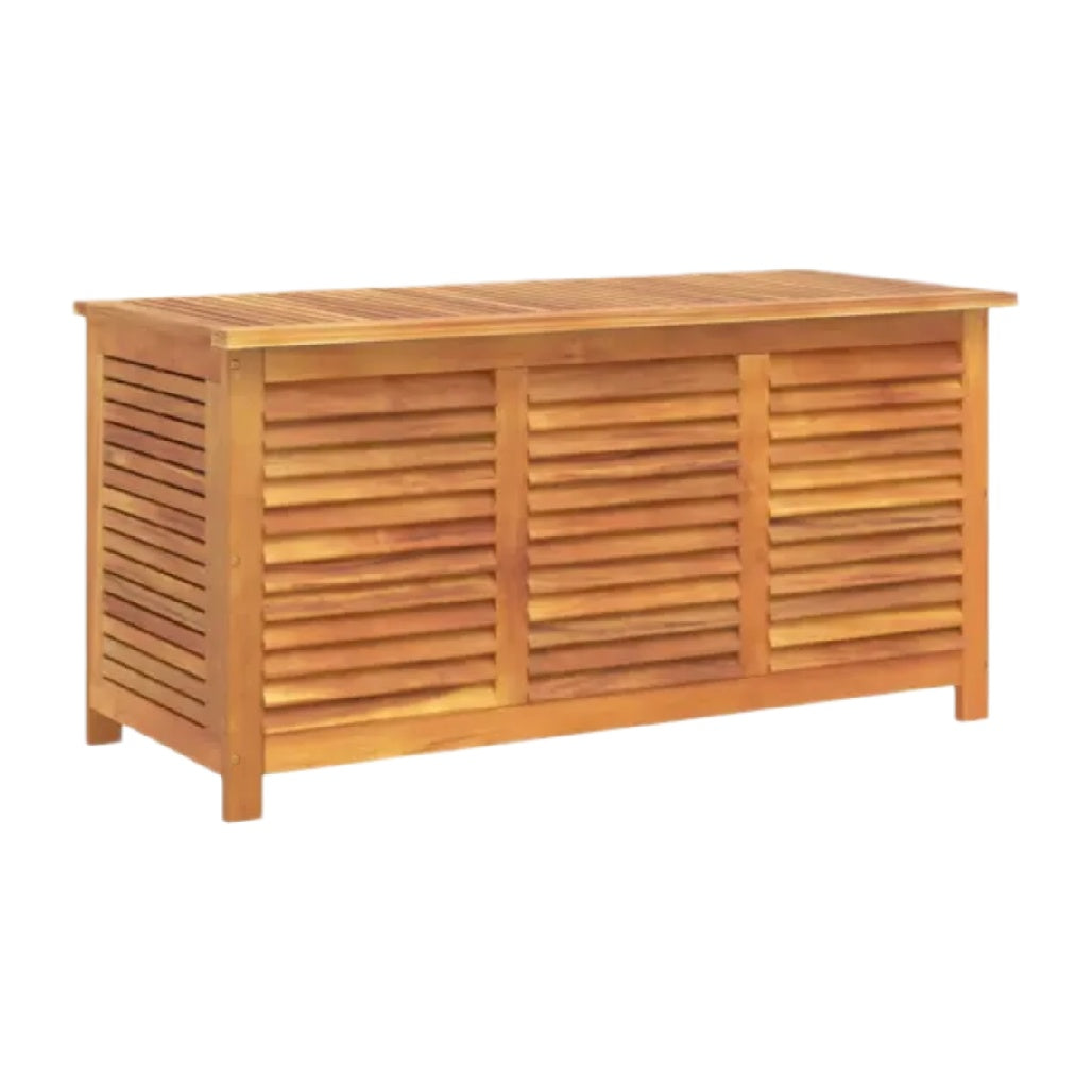 Coffre de rangement en bois pour espace extérieur - 120 x 60 x 60