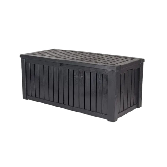 Coffre de rangement extérieur en résine - usage pour jardin ou balcon - dimensions 120 x 50 x 60